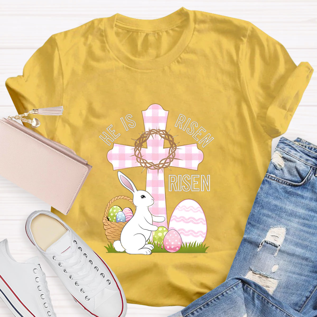 He Is Rise Easter T-Shirt