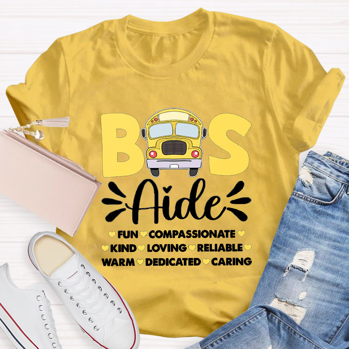 Bus Aide Fun Compassionate T-Shirt