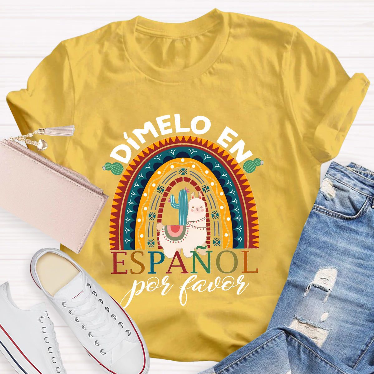DimeLo En Espanol Teacher T-Shirt