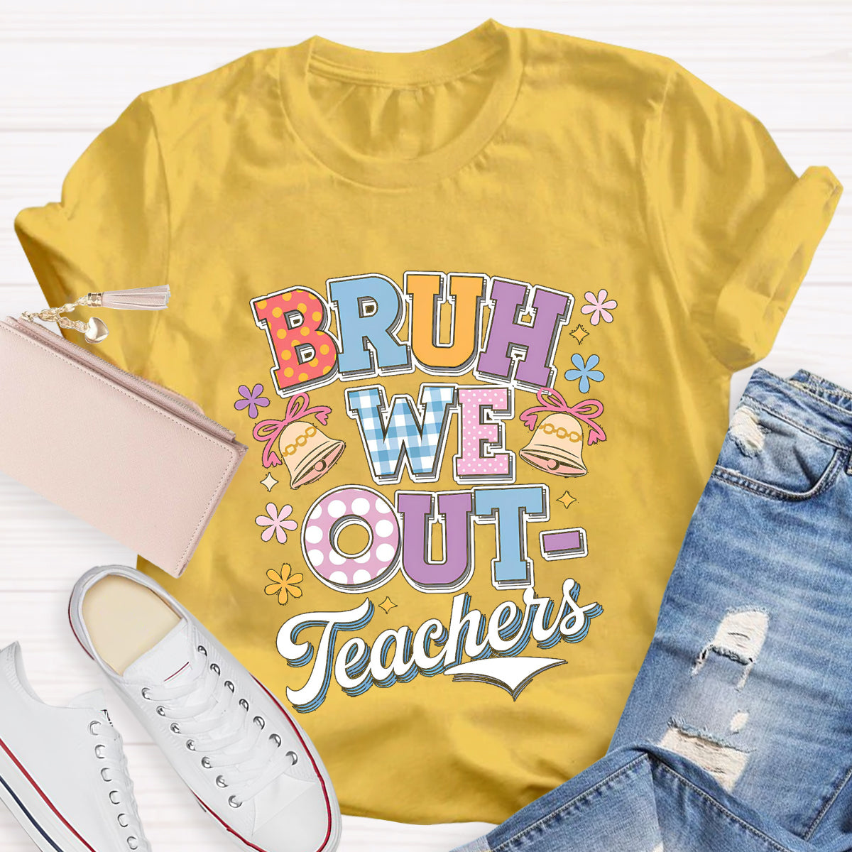 Ding Bruh We Out Teachers T-Shirt