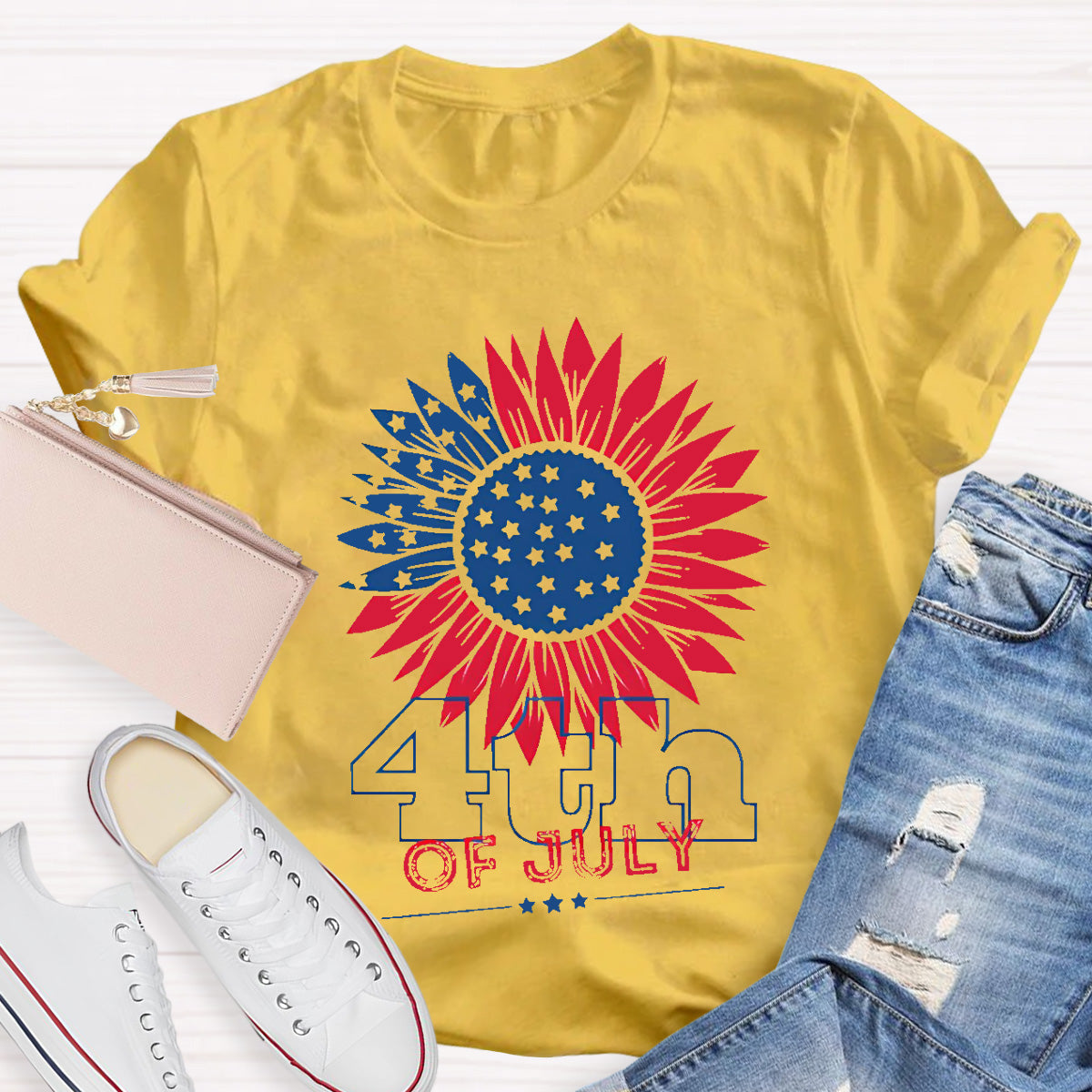 4Th Of July Teacher T-Shirt