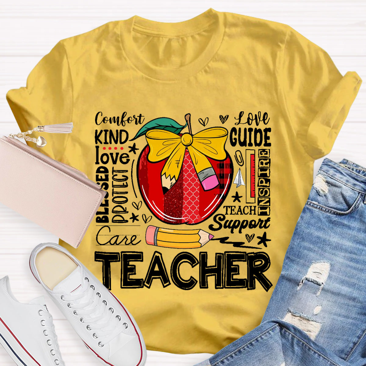 Teacher Caring And Be Kind For Students T-Shirt