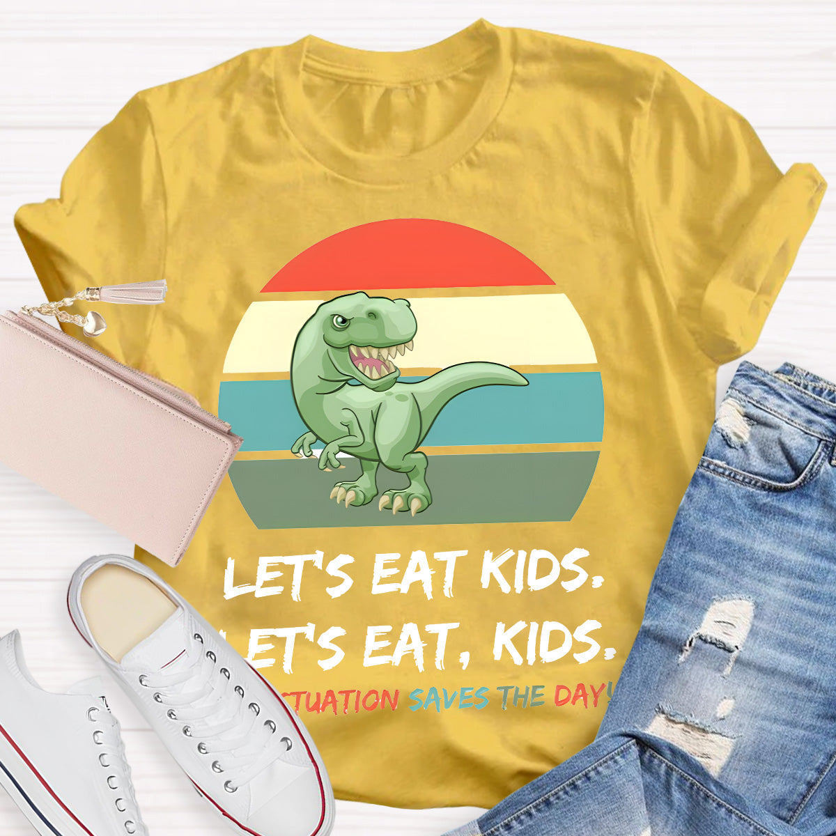 Dinosaur Teacher T-Shirt