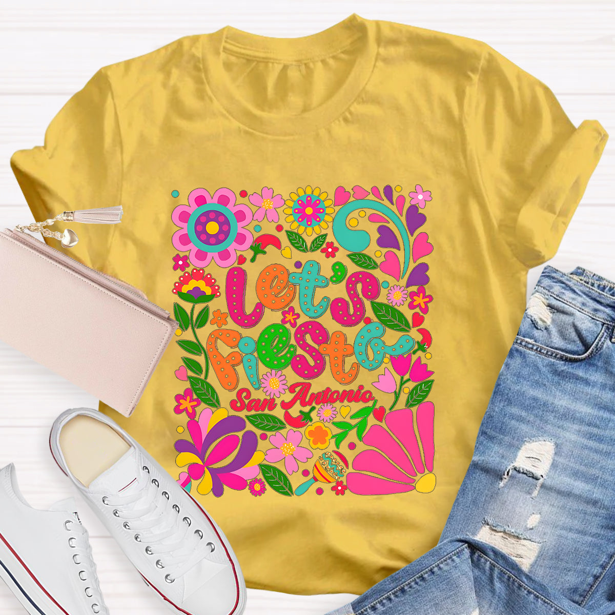 Let's Fiesta Teacher T-Shirt