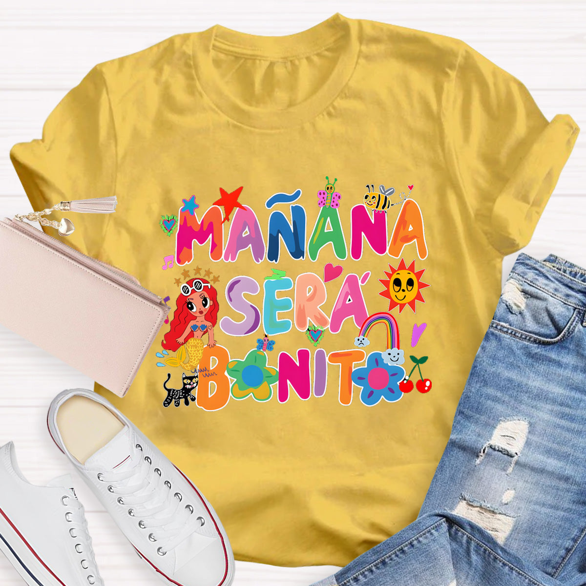 Mañana Sera Bonito Spanish Teacher T-Shirt