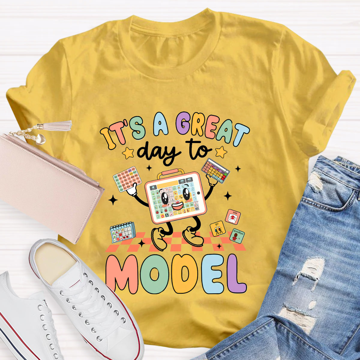 It's A Great Day To Model Teacher T-Shirt