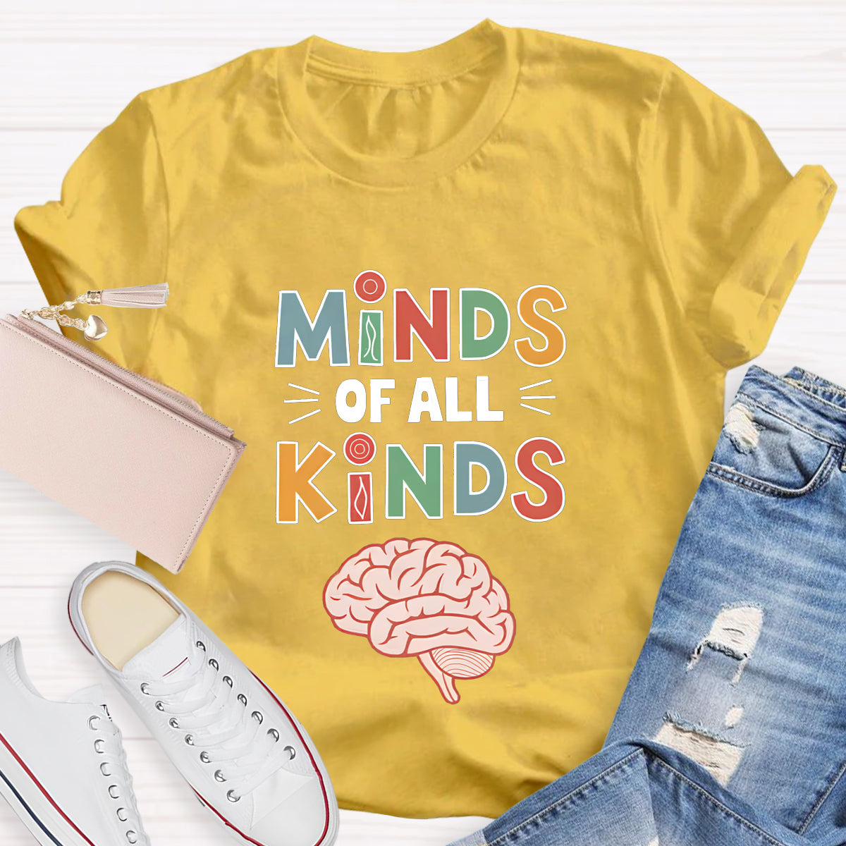 Minds Of All Kinds Teacher T-Shirt