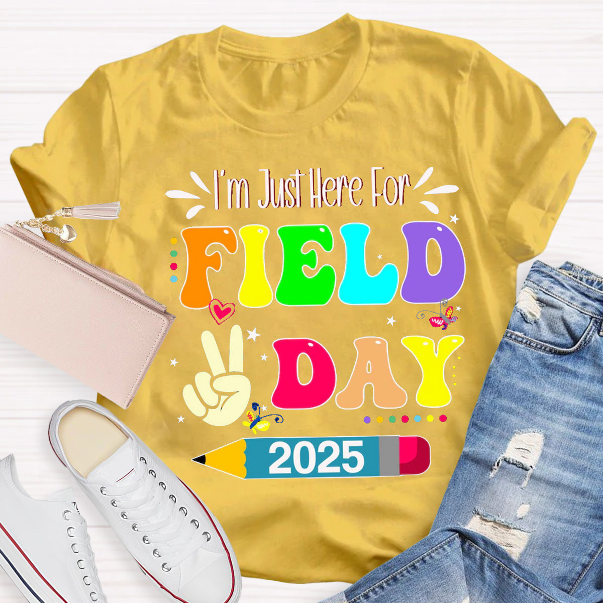 Personalize Year Field Day Teacher T-Shirt