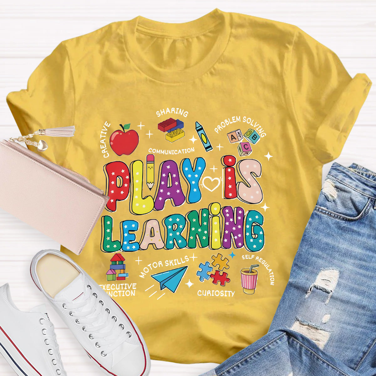 Play Is Learning Teacher T-Shirt