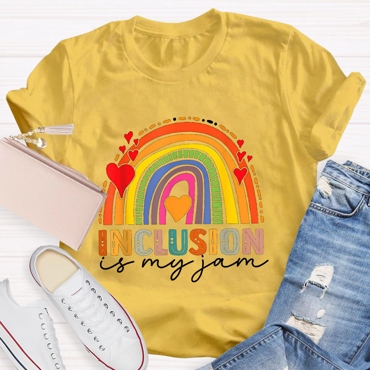 Inclusion Is My Jam Teacher T-Shirt