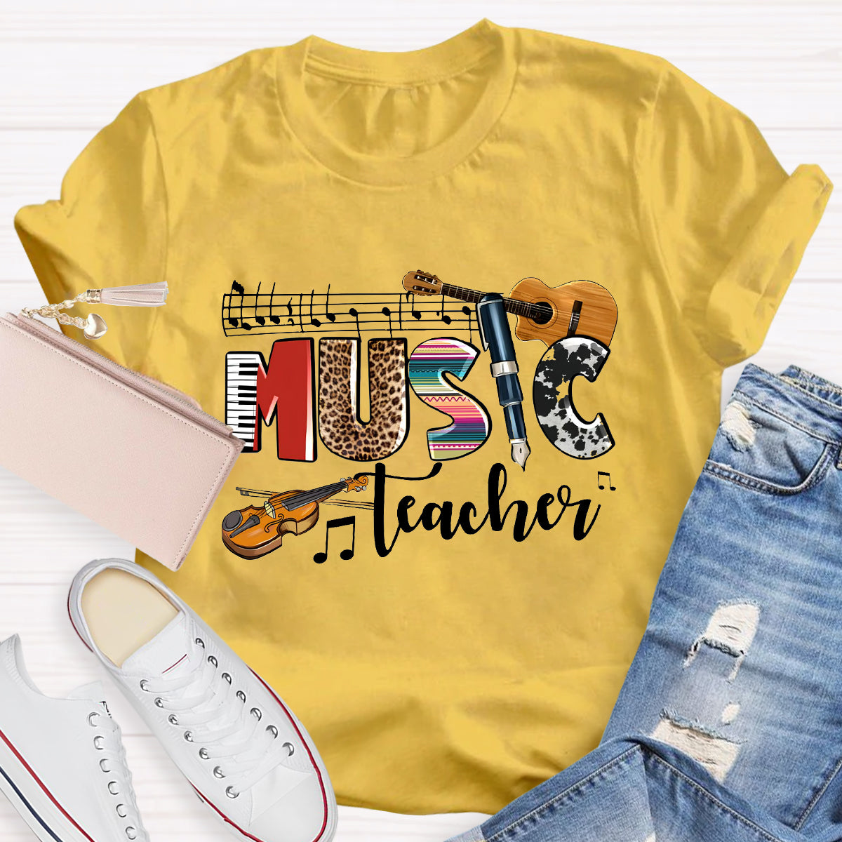 Musical Instrument Music Teacher T-Shirt