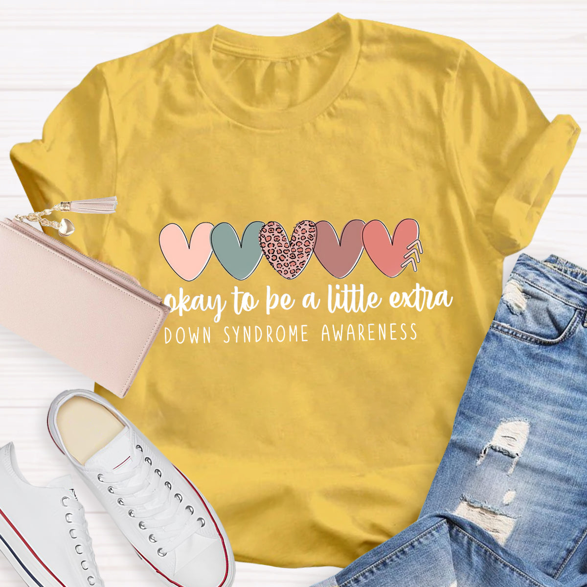 It's Ok To Be A Little Extra Down Syndrome Awareness T-Shirt