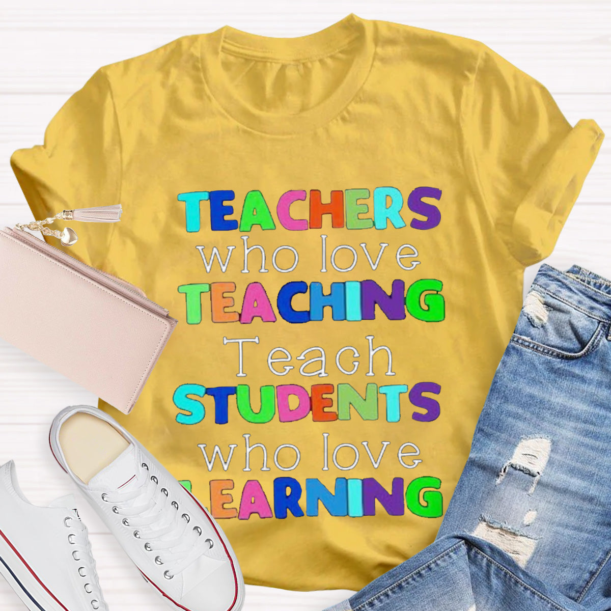 Who Love Teaching English Teacher T-Shirt