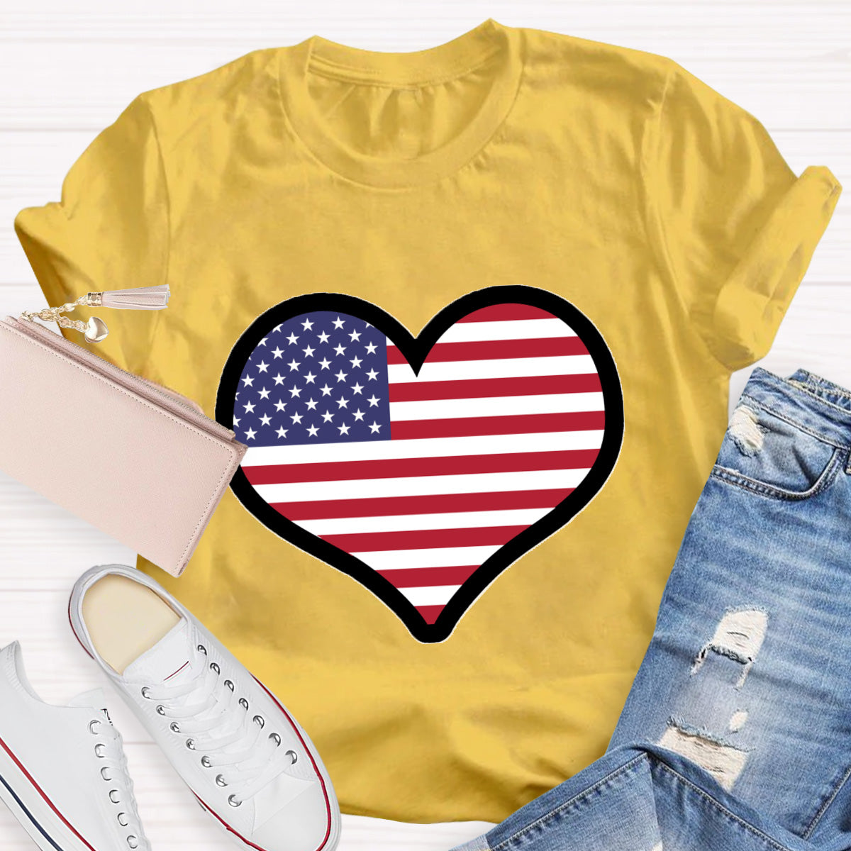American Heart Teacher T-Shirt