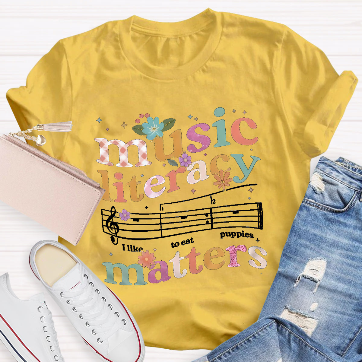 Music Literacy Matters Music Teacher T-Shirt