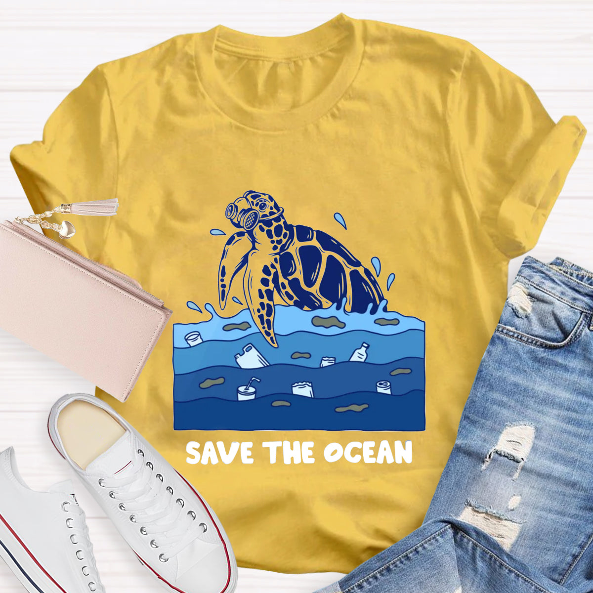 Save The Ocean Save The Turtle T-Shirt
