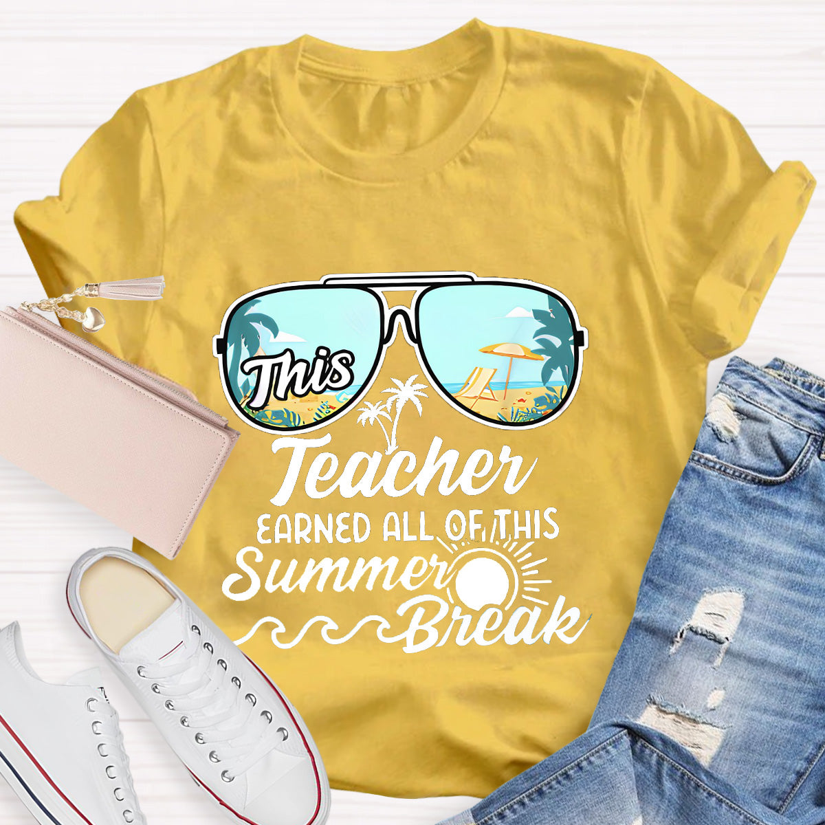 All Of This Summer Break Teacher T-Shirt