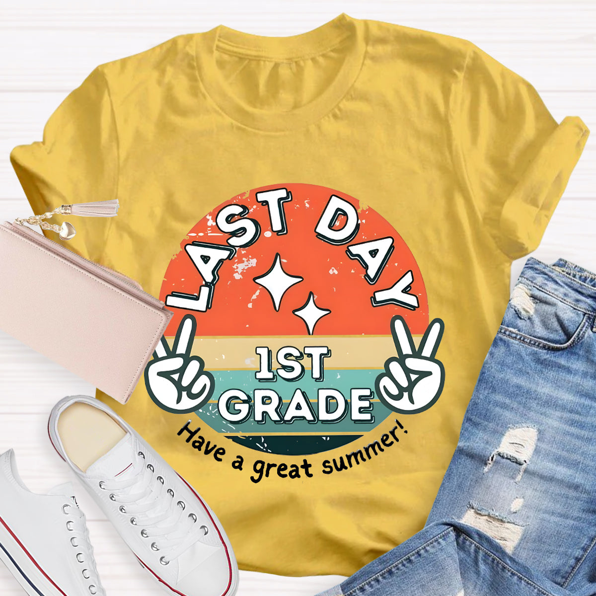 Personalize Grade Have A Great Summer Teacher T-Shirt