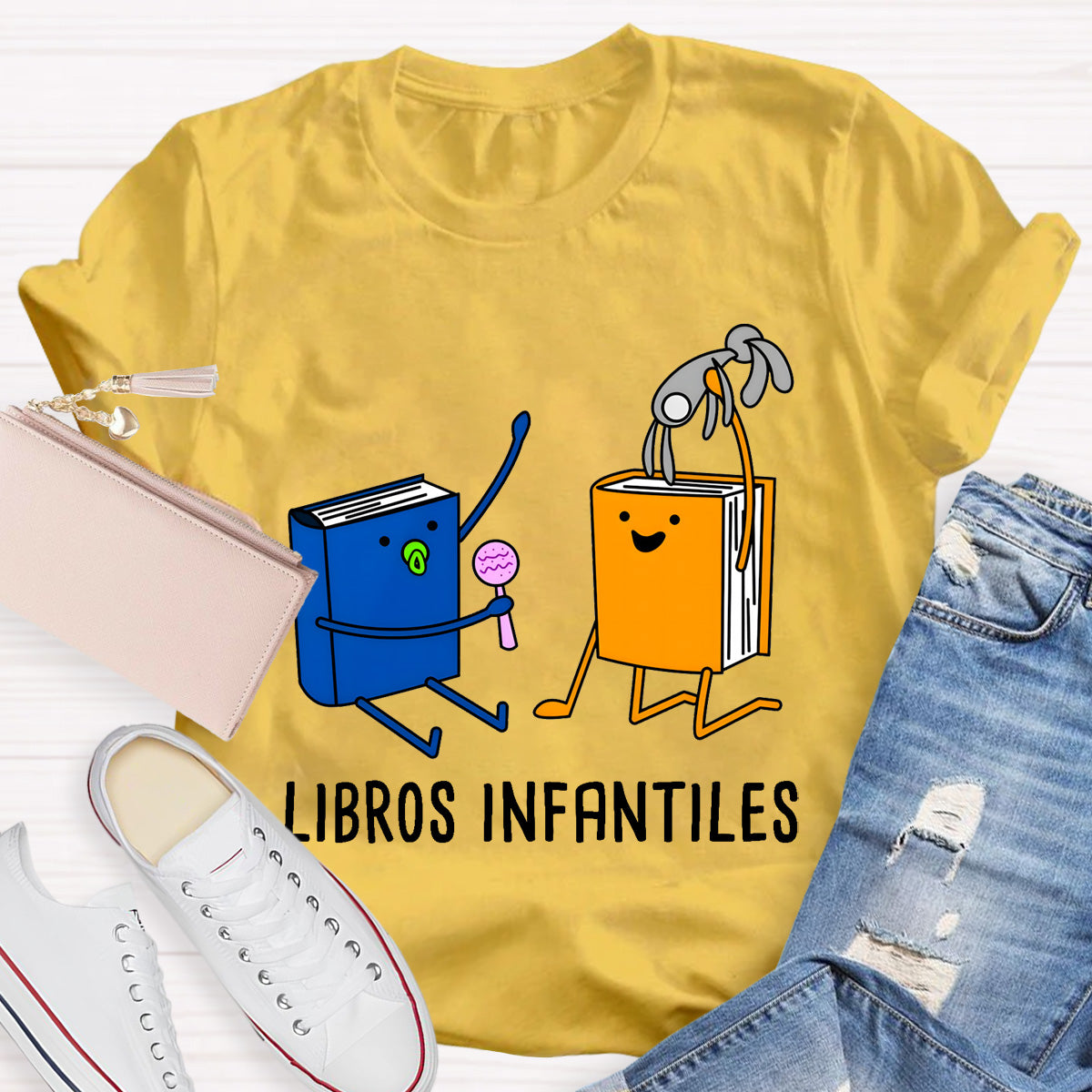 Bilingual Libros Infantiles Spanish Teacher T-Shirt