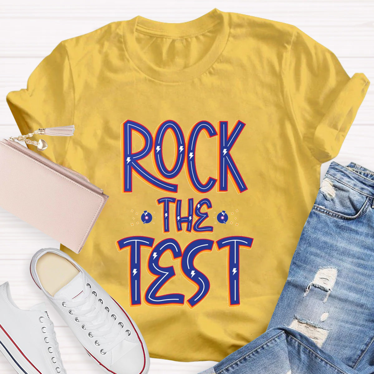 Rock The Test Teacher T-Shirt