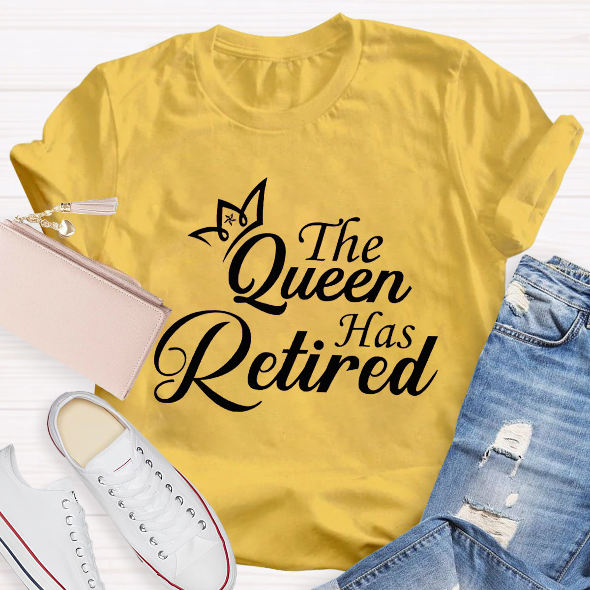 The Queen Has Retired Teacher T-Shirt