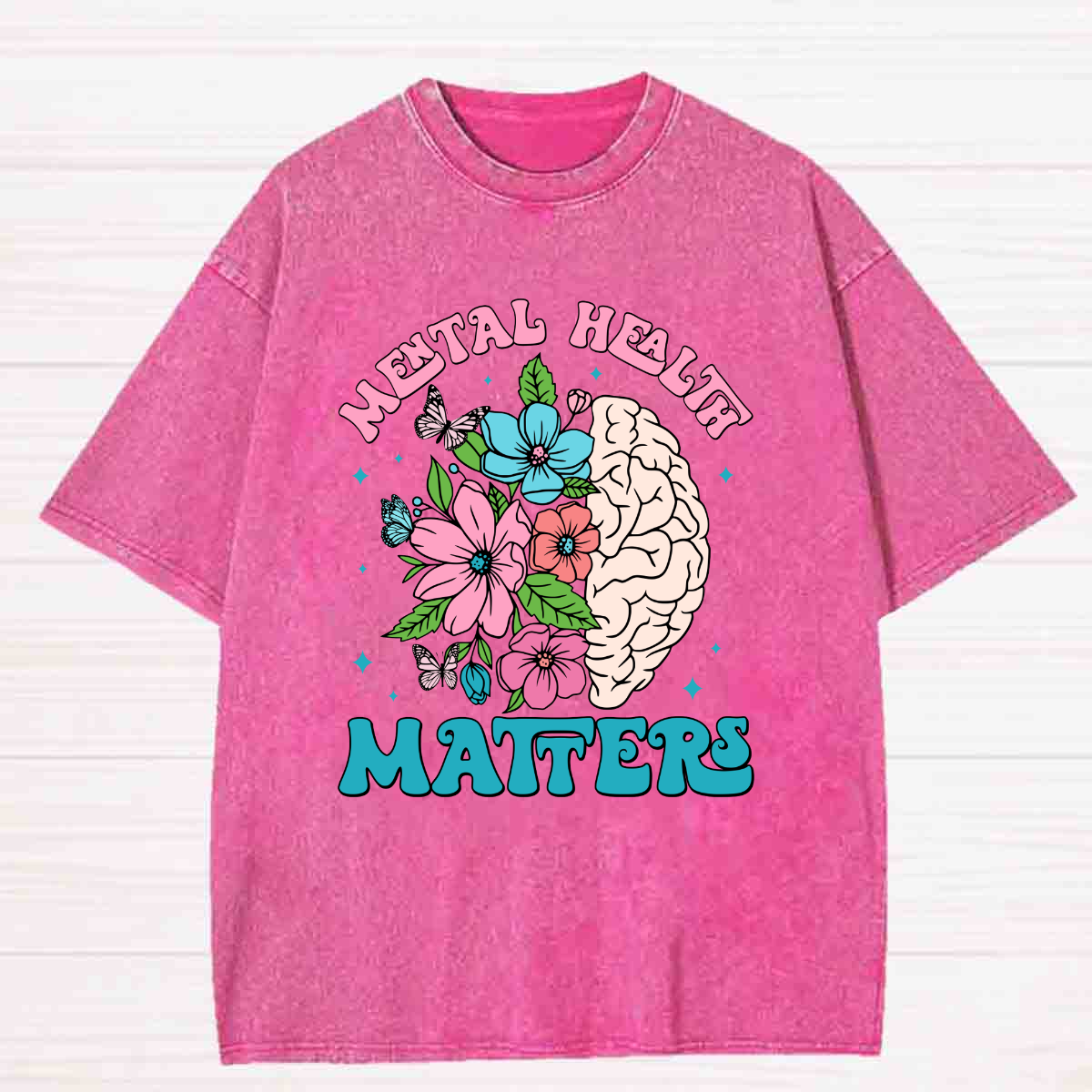 Mental Health Matters Washed T-shirt