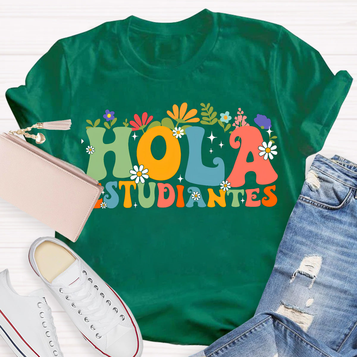 Hola Estudiantes Spanish Teacher T-Shirt