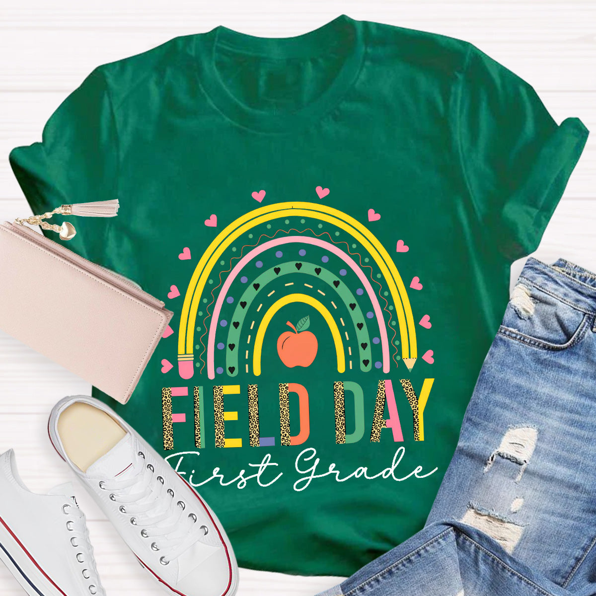 Personalize Grade Field Day Teacher T-Shirt