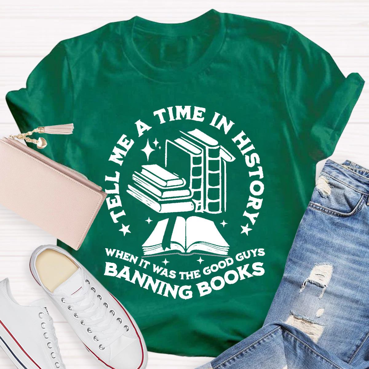 Tell Me A Time In History Teacher T-Shirt