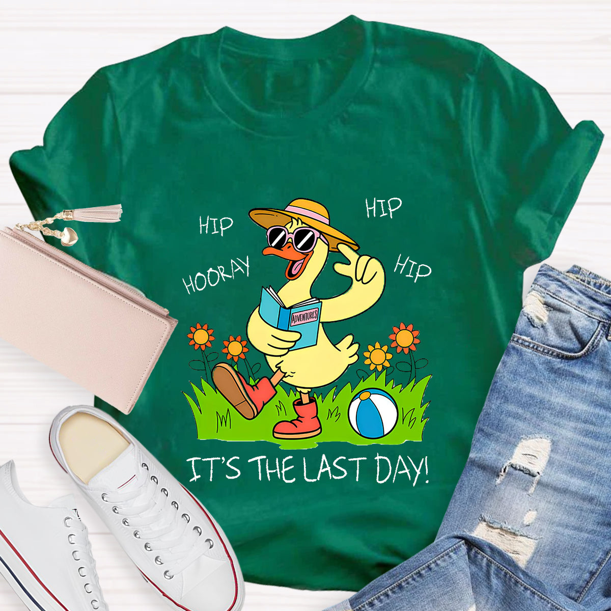 Hip Hooray It's The Last Day Funny Durk T-Shirt