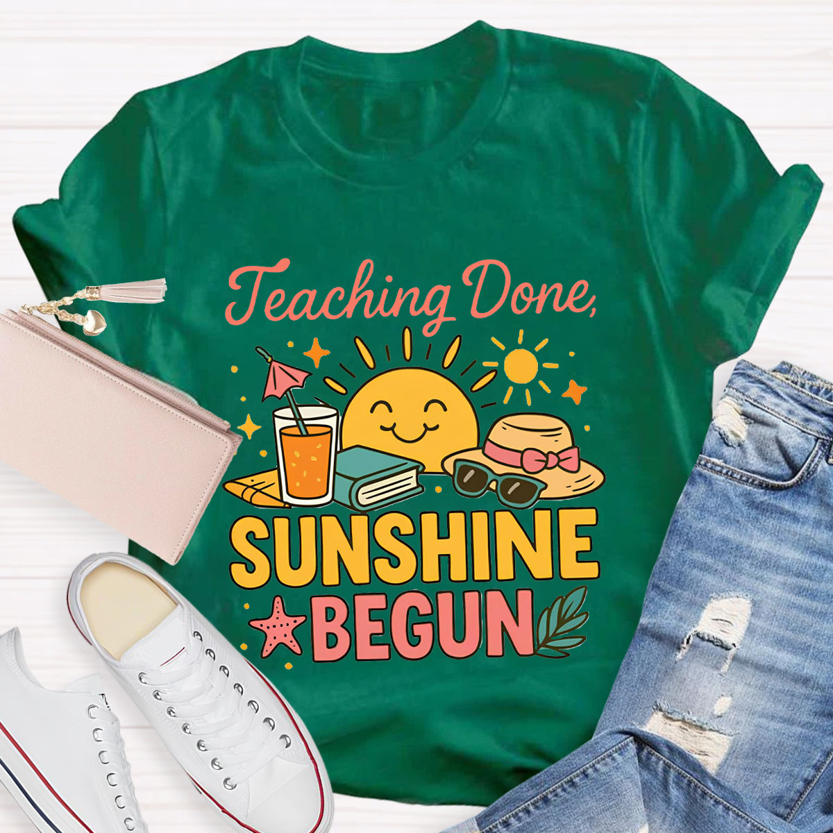 Teaching Done Sunshine Begun T-Shirt