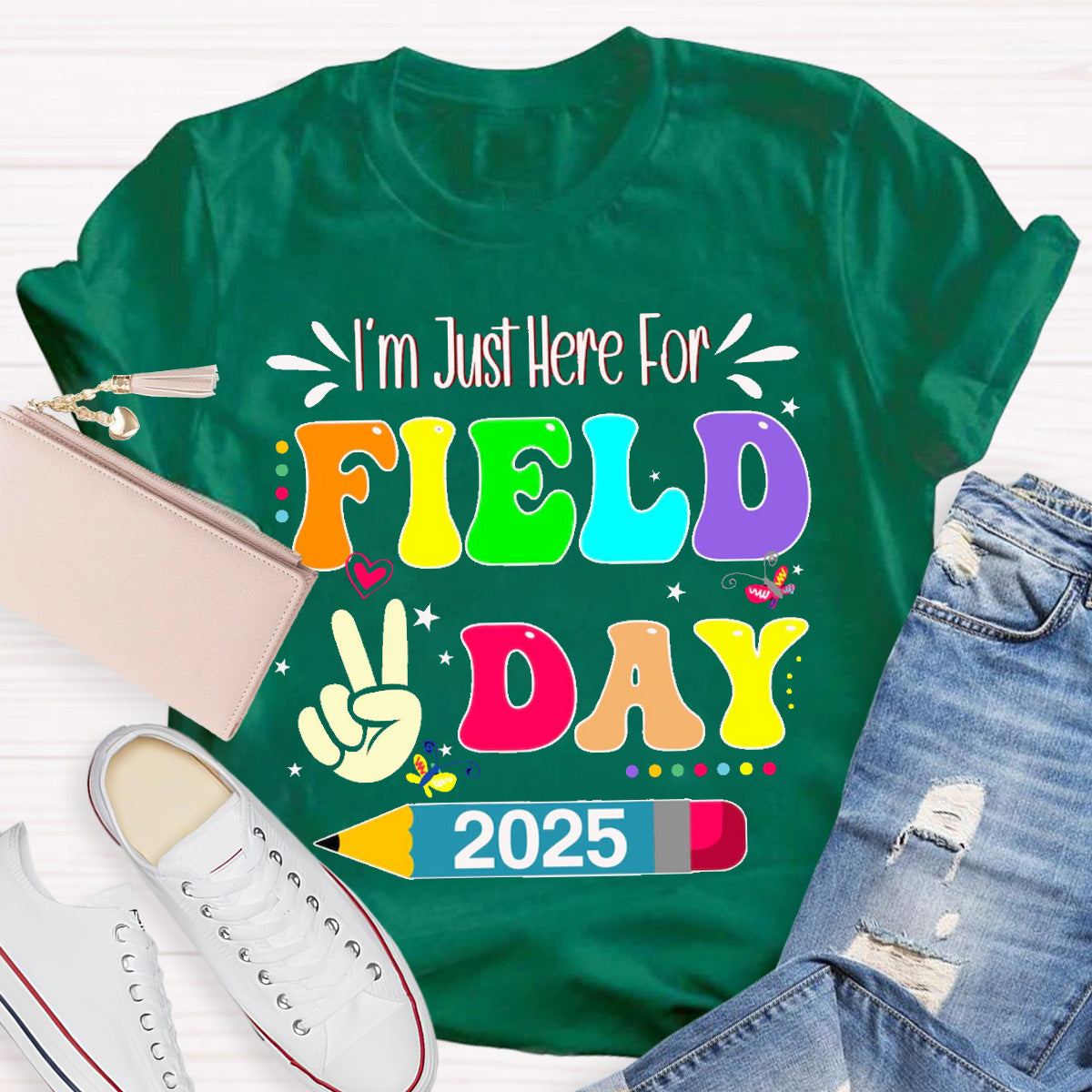 Personalize Year Field Day Teacher T-Shirt