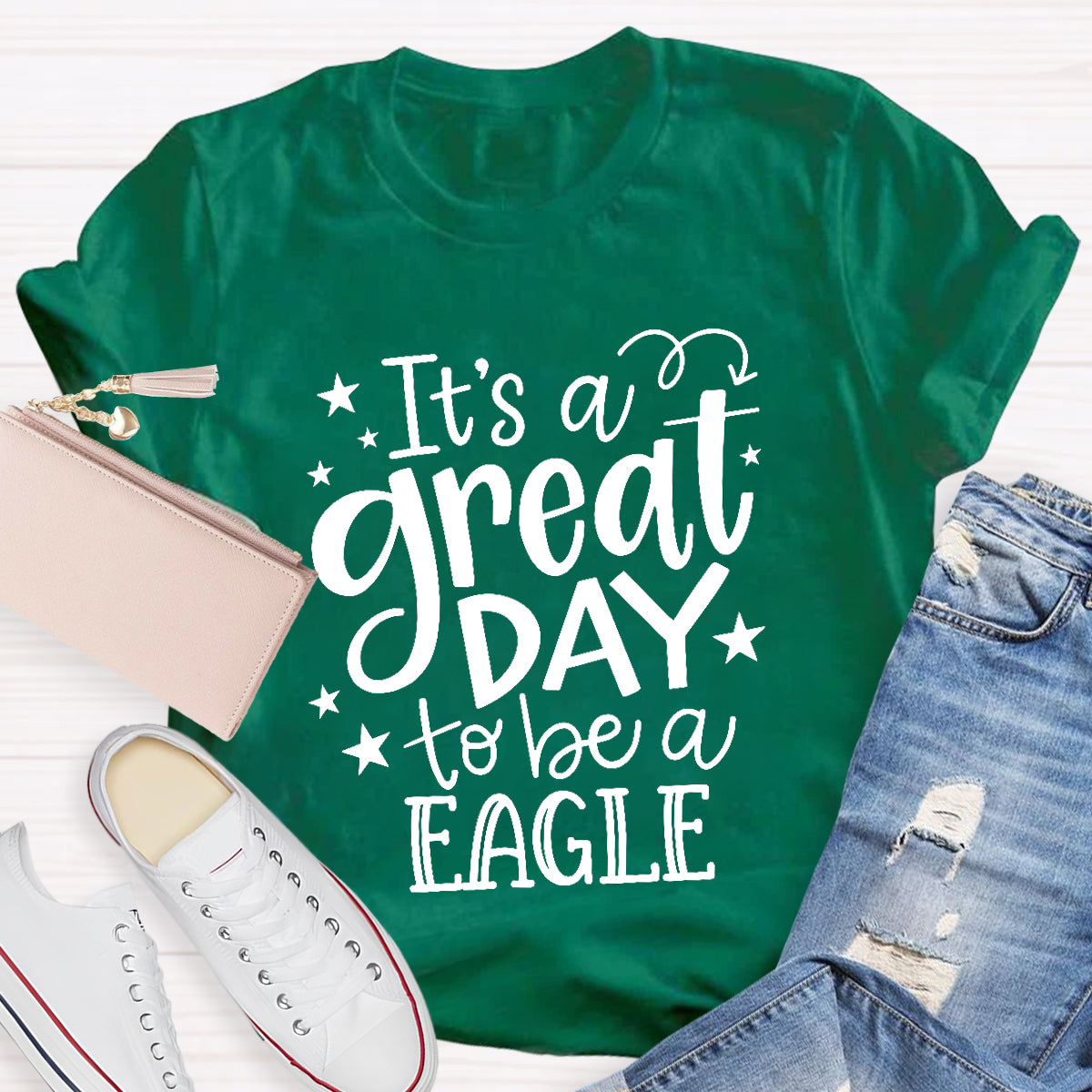 Personalized Mascot It's A Great Day To Be A Bulldog Teacher T-Shirt
