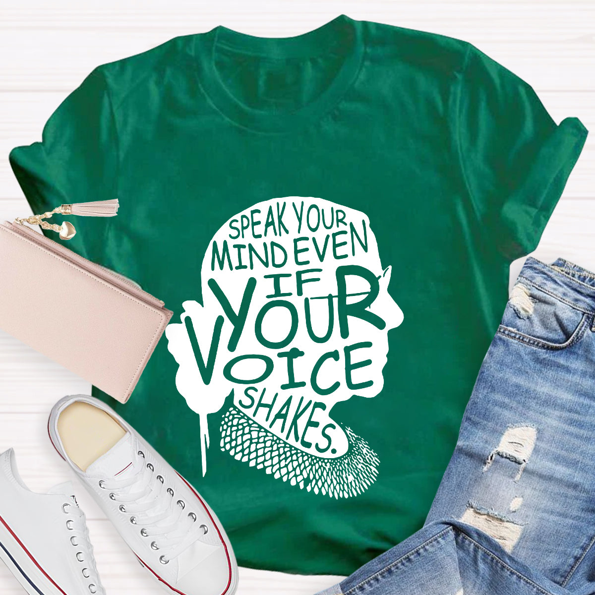 Speak Your Mind Even If Your Voice Shakes T-Shirt