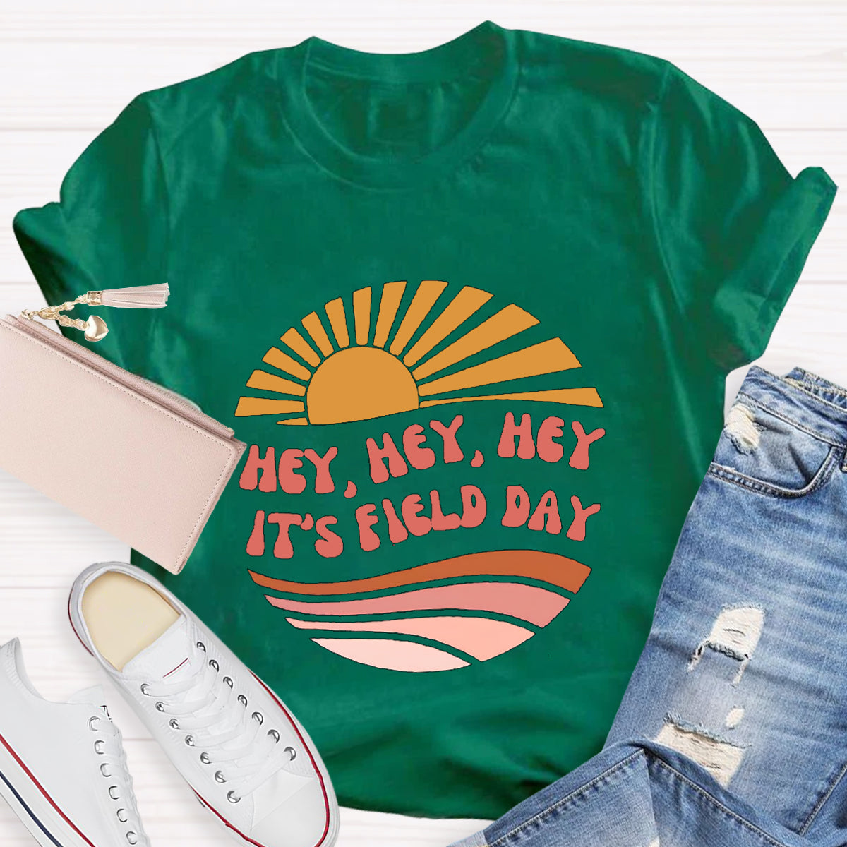 Hey It's Field Day Teacher T-Shirt