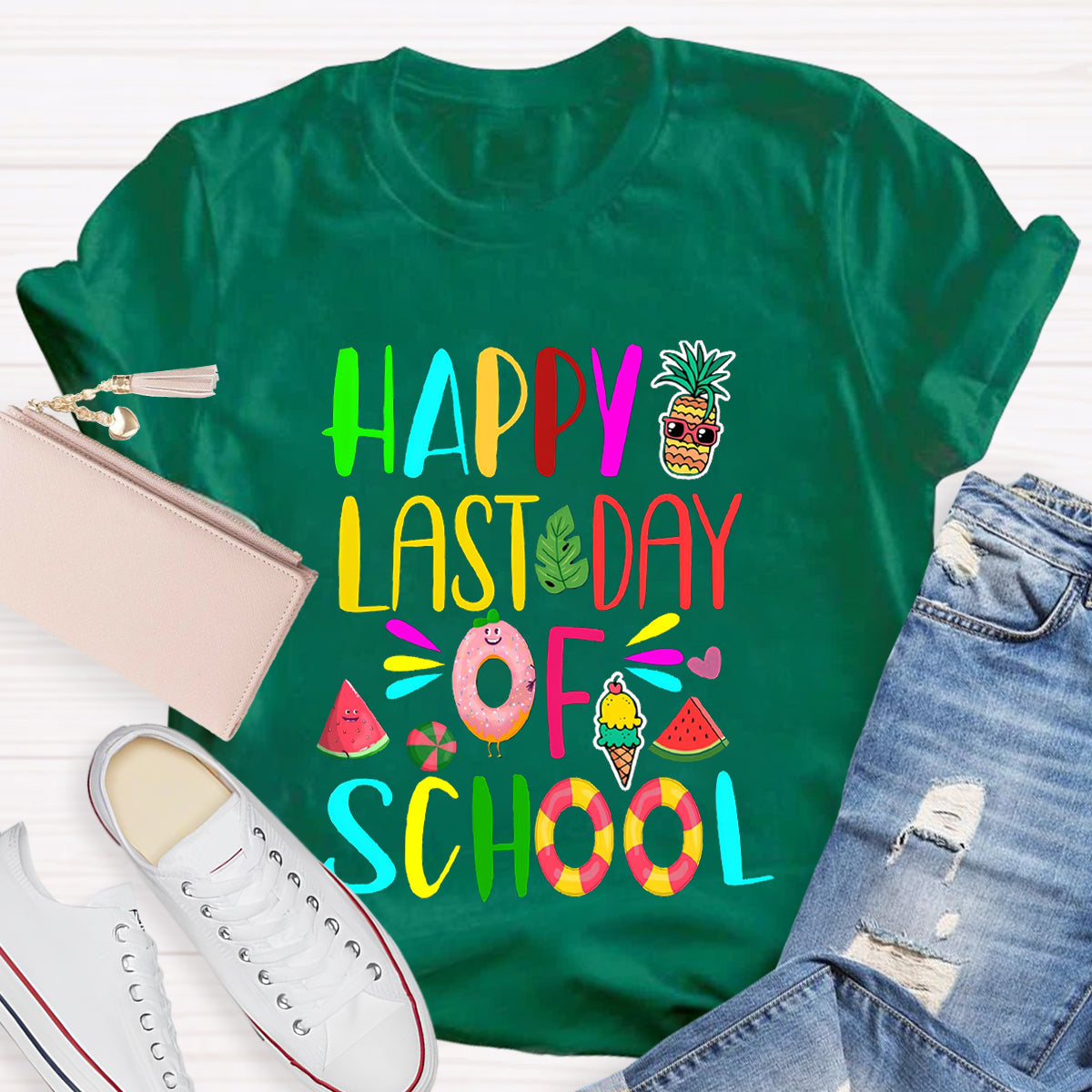 Happy Last Day Of School Summer Atmosphere T-Shirt
