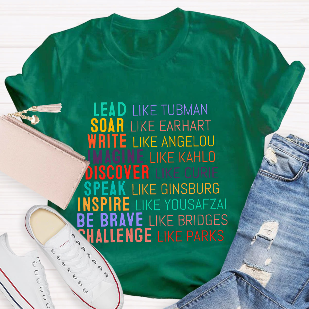Lead Like Tubman Empowered Women T-Shirt