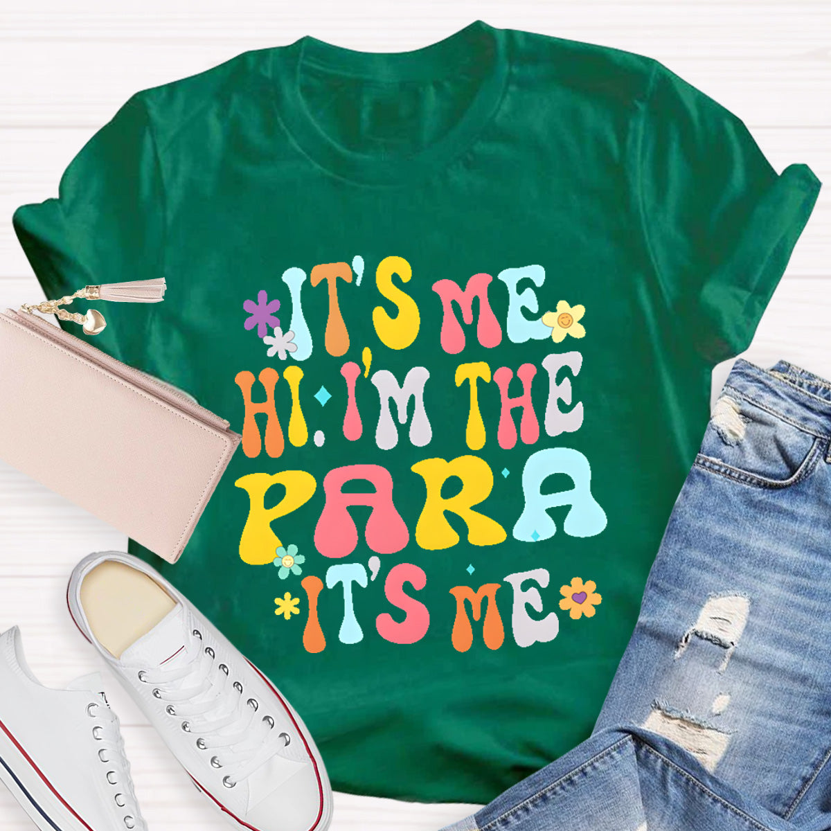 It's Me Hi I'm The PARA it's meTeacher T-Shirt