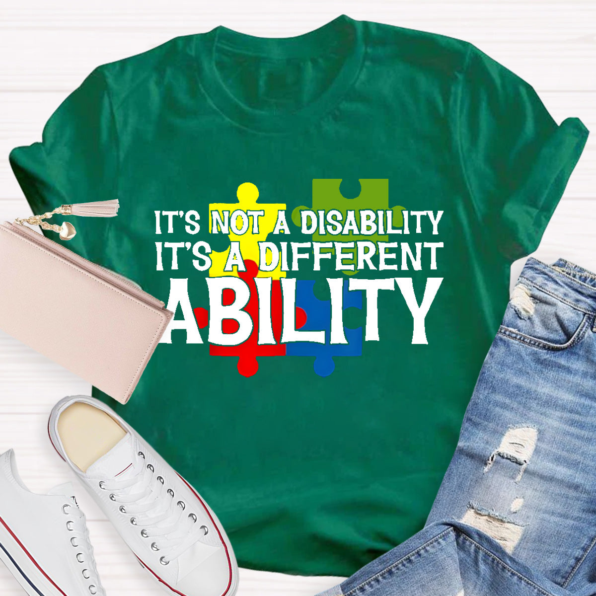 It'S Not A Disability It Is A Different Ability Teacher T-Shirt