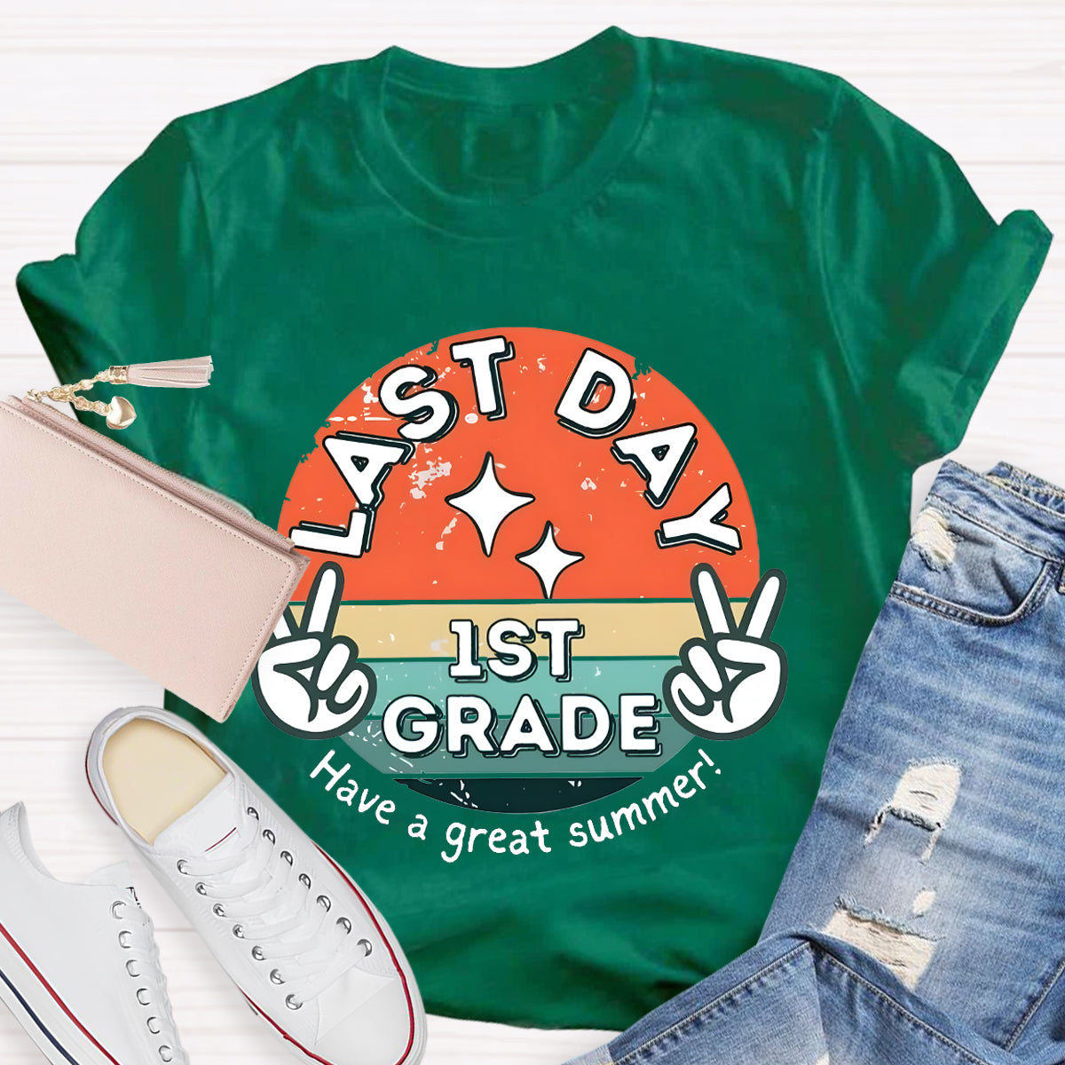 Personalize Grade Have A Great Summer Teacher T-Shirt