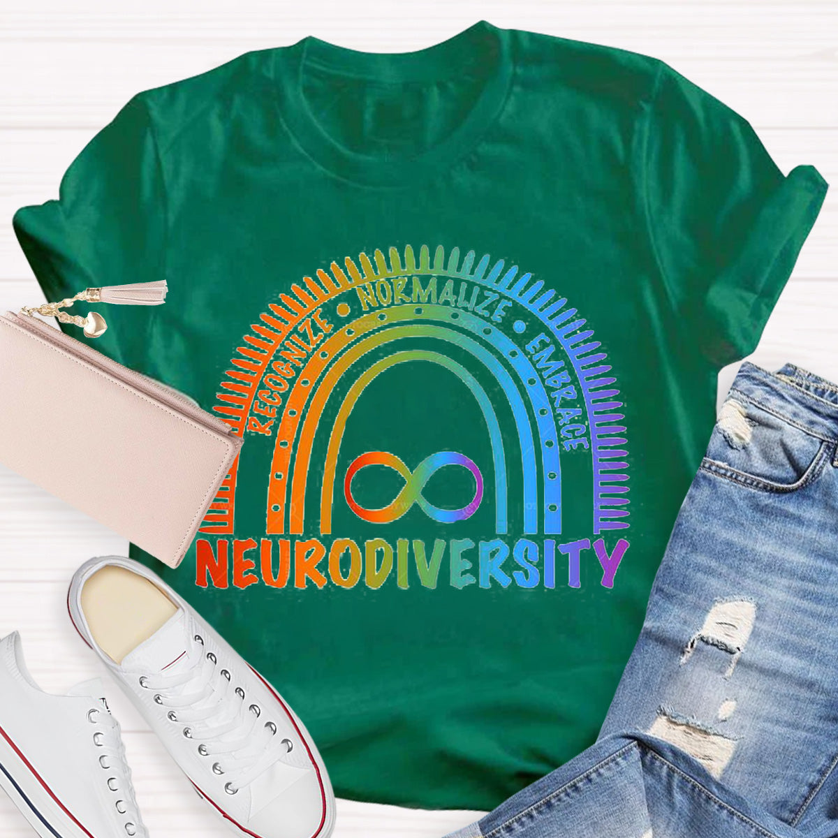Neurodiversity Embrace Teacher T-Shirt