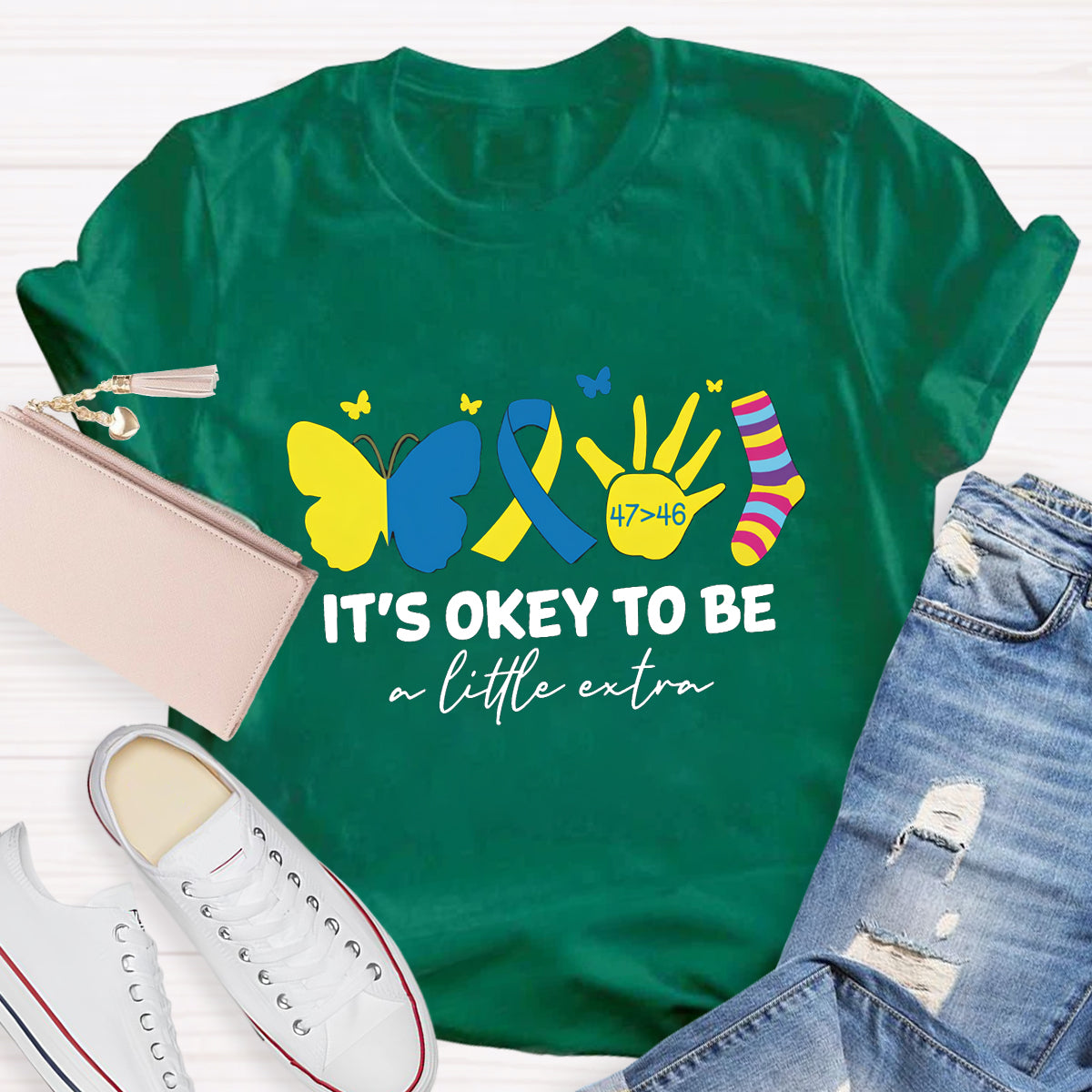 It's OK To Be A Little Extra Butterfly T-Shirt