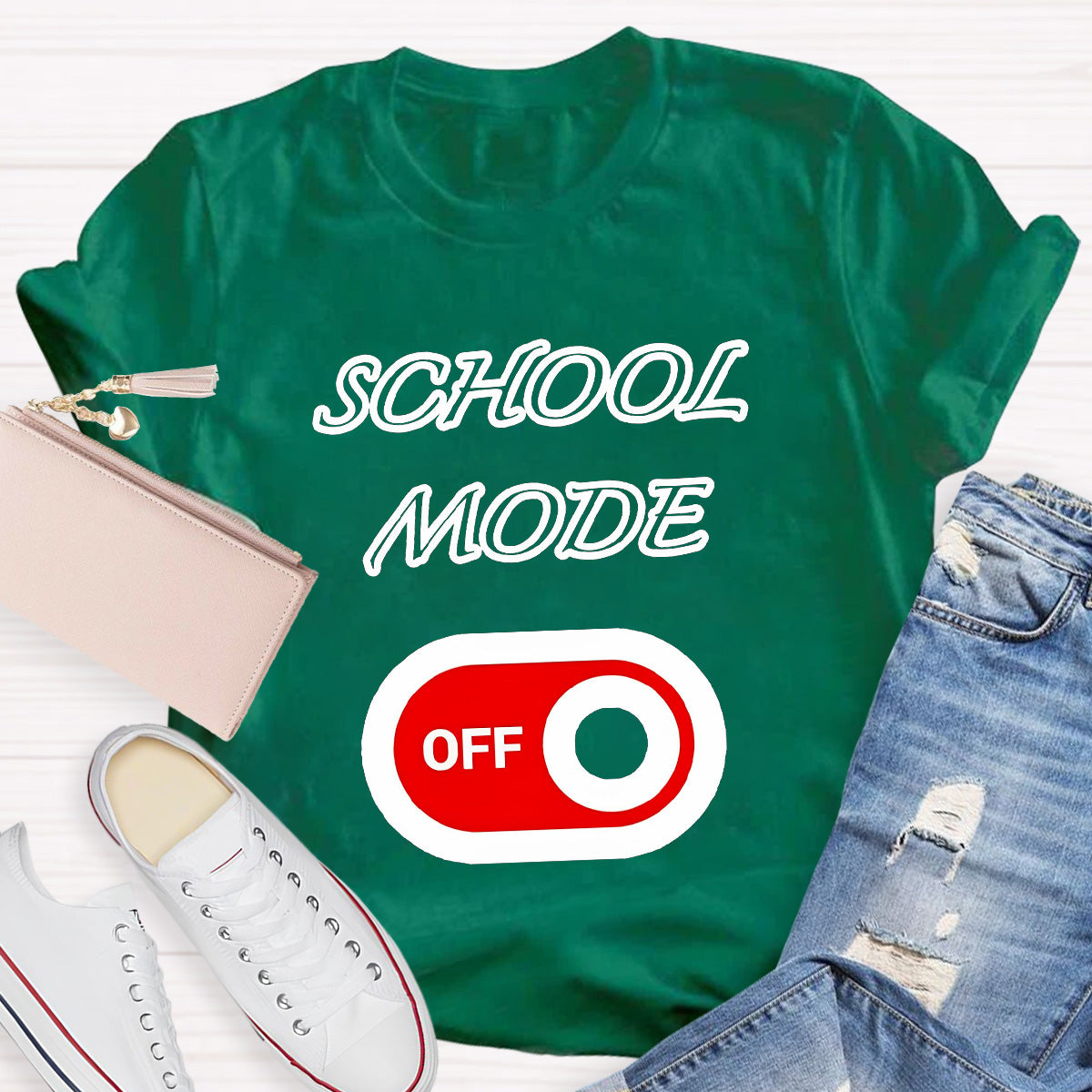 School Mode Off Teacher T-Shirt