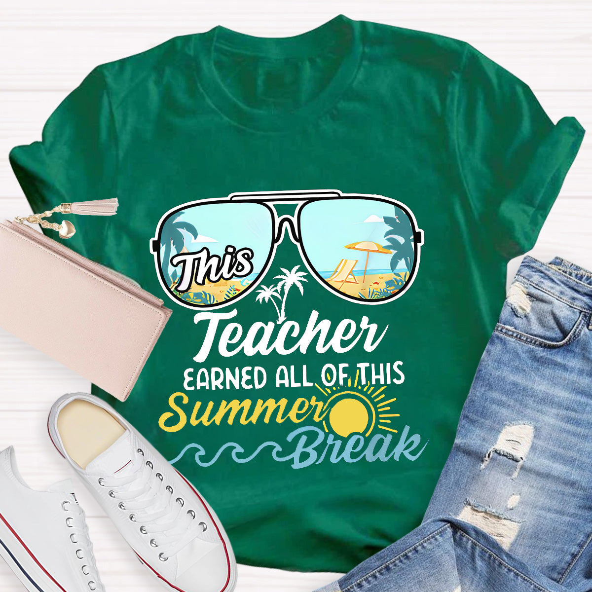 All Of This Summer Break Teacher T-Shirt