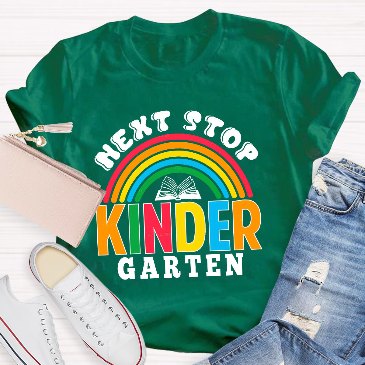 Personalized Grade Next Stop Kinder Garten Teacher T-Shirt