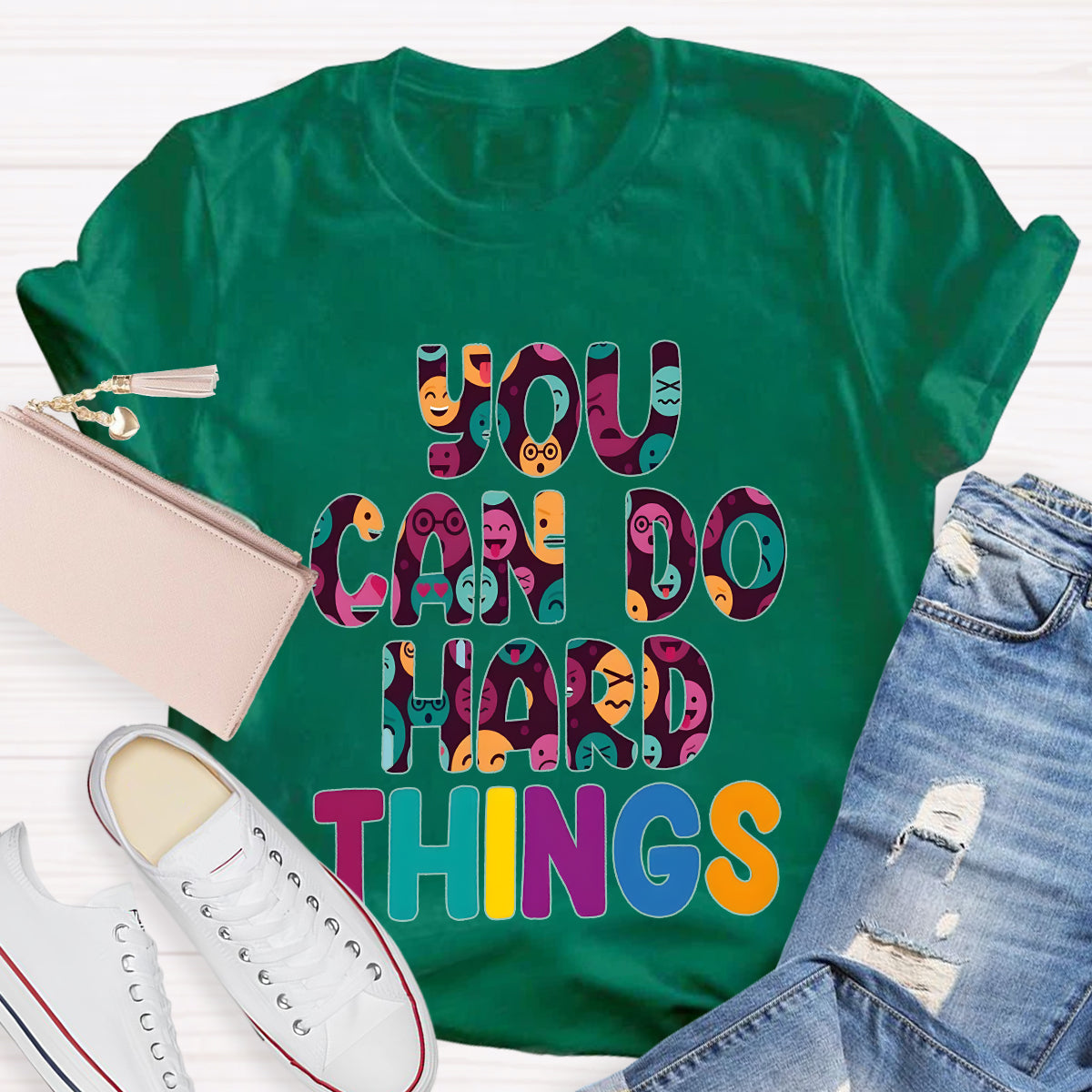 You Can Do Hard Things Teacher T-Shirt