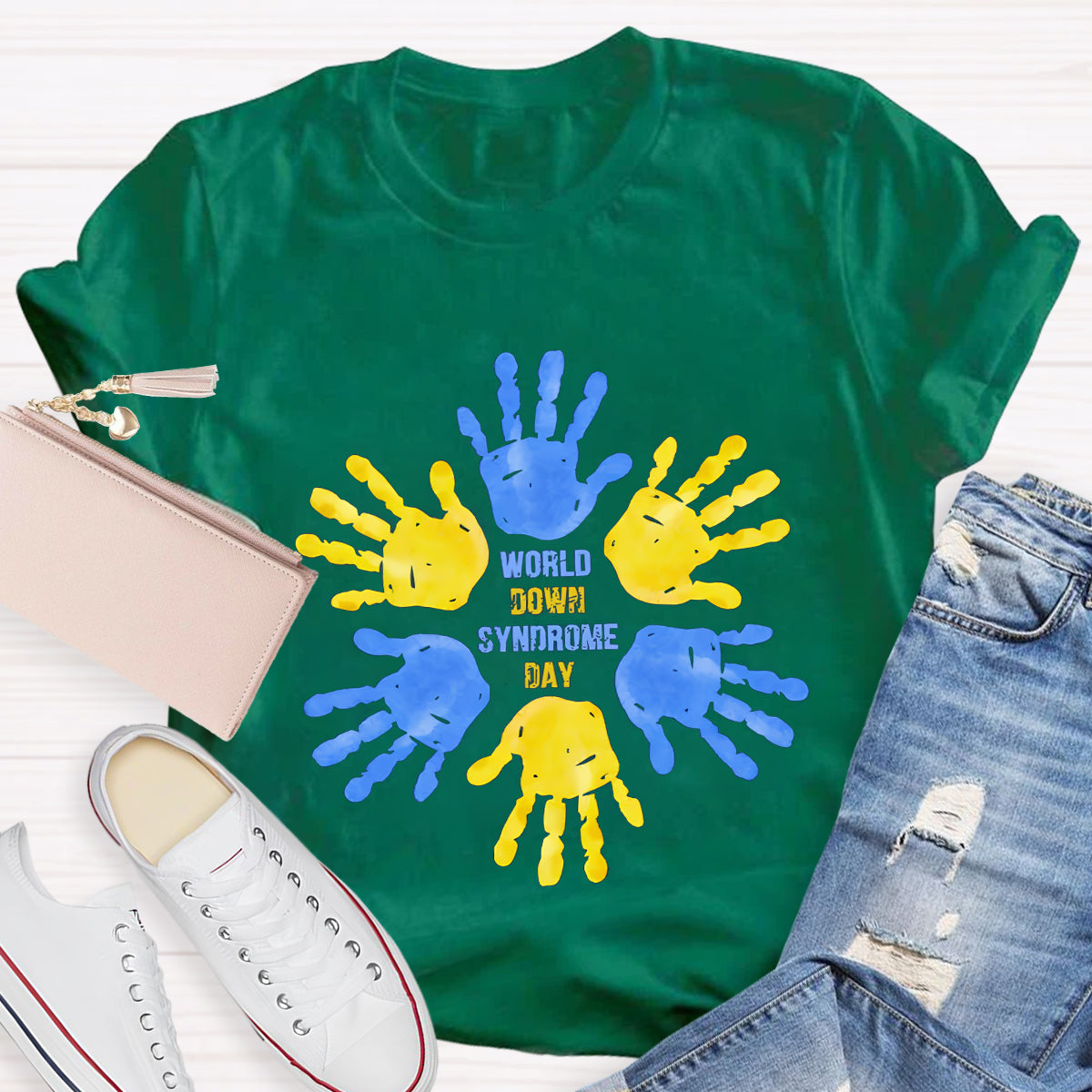 World Down Syndrome Day Teacher T-Shirt