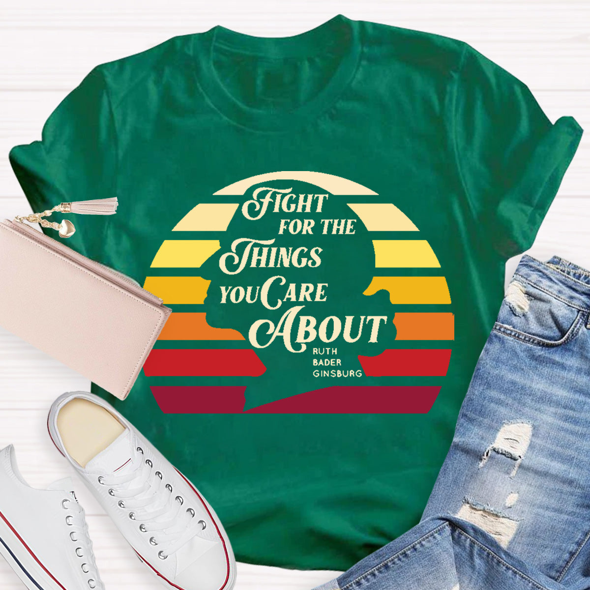 Fright for The Things You Care About Teacher T-Shirt