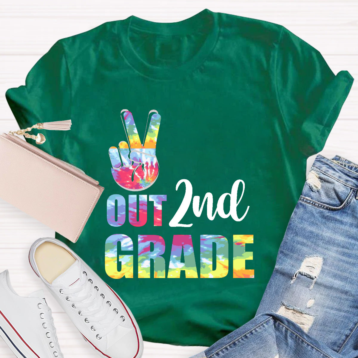 Personalized Grade Out 2nd Grade Teacher T-Shirt