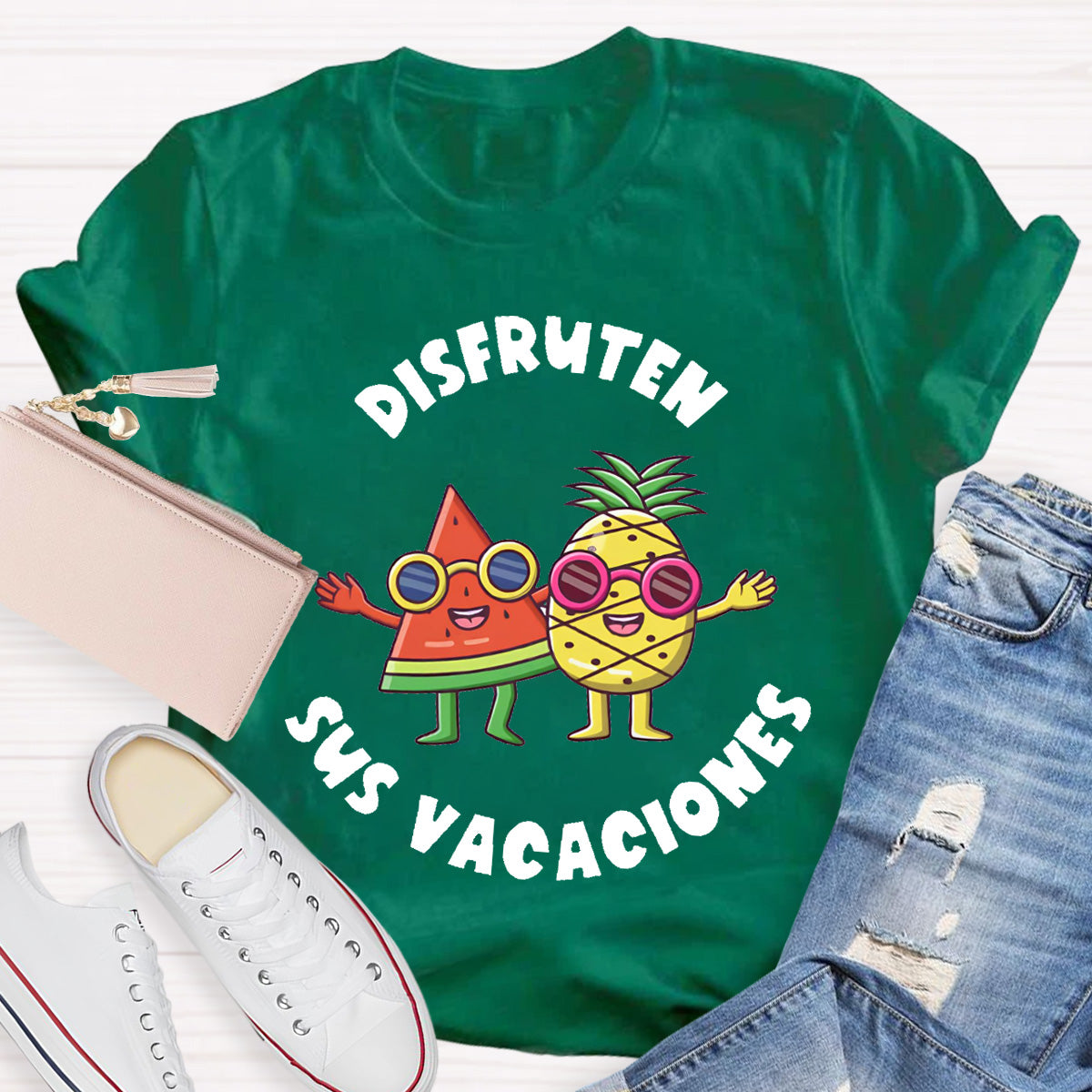 Disfruten Sus Vacaciones Spanish Teacher T-Shirt